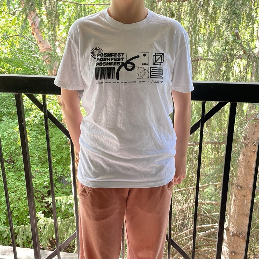 POSHFEST 2021 POSH logo party POSHMARK celebration SWAG POSHFEST 2022 fit check